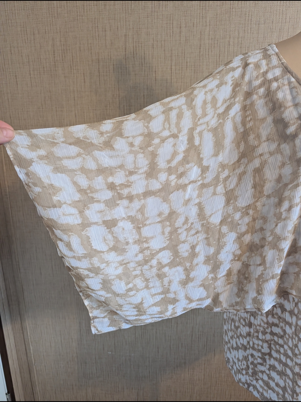 Ruby Rd. Cream & White Layered Printed Tunic Top - Picture 2 of 5